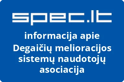 Degaičių melioracijos sistemų naudotojų asociacija