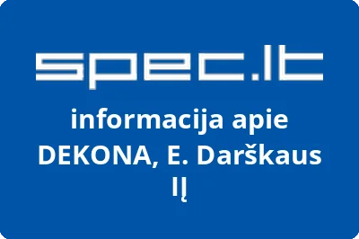Evaldo Darškaus individuali įmonė Dekona
