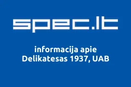 Delikatesas 1937, UAB | spec.lt