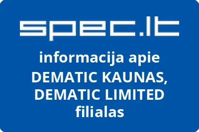 DEMATIC KAUNAS, DEMATIC LIMITED filialas