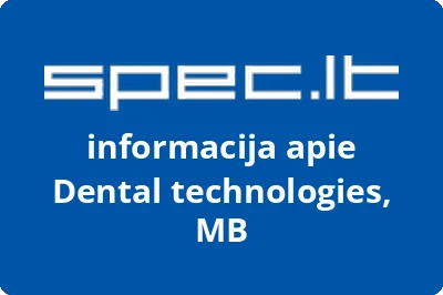 Dental technologies, MB | spec.lt