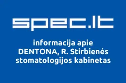 DENTONA, R. Stirbienės stomatologijos kabinetas | spec.lt