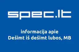 Dešimt iš dešimt lubos, MB