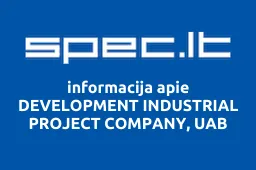 DEVELOPMENT INDUSTRIAL PROJECT COMPANY, UAB | spec.lt