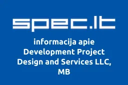 Development Project Design and Services LLC, MB | spec.lt