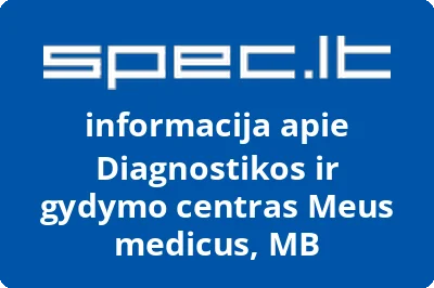 Diagnostikos ir gydymo centras Meus medicus, MB