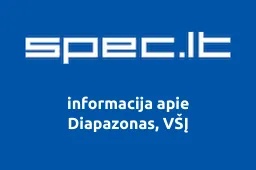 Diapazonas, VŠĮ | spec.lt
