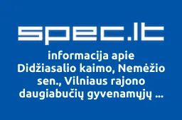 Didžiasalio kaimo, Nemėžio sen., Vilniaus rajono daugiabučių gyvenamųjų namų esančių Pakupečių g. 55 savininkų bendrija Pakupečiai 55 | spec.lt