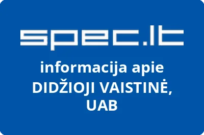 DIDŽIOJI VAISTINĖ, UAB