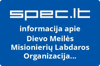 Dievo Meilės Misionierių labdaros organizacija Kretingoje