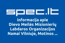 Dievo Meilės Misionierių Labdaros Organizacijos Namai Vilniuje, Motinos Teresės Seserys, MC | spec.lt