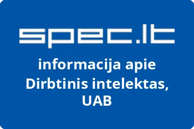 Dirbtinis intelektas, UAB