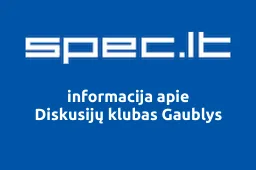 Diskusijų klubas Gaublys | spec.lt
