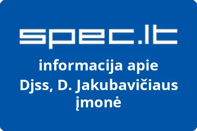 Djss, D. Jakubavičiaus įmonė