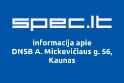 DNSB A. Mickevičiaus g. 56, Kaunas | spec.lt
