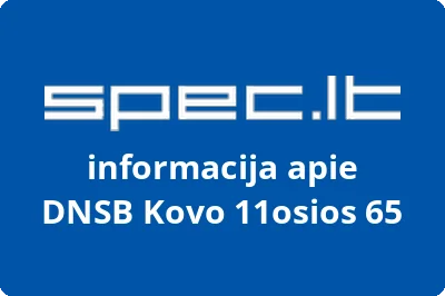 DNSB Kovo 11osios 65