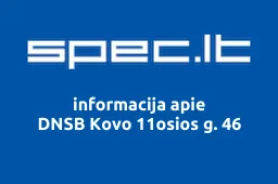 DNSB Kovo 11osios g. 46 | spec.lt