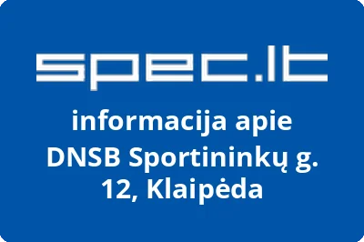 DNSB Sportininkų g. 12, Klaipėda