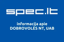 DOBROVOLĖS NT, UAB | spec.lt
