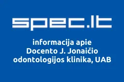 Docento J. Jonaičio odontologijos klinika, UAB | spec.lt