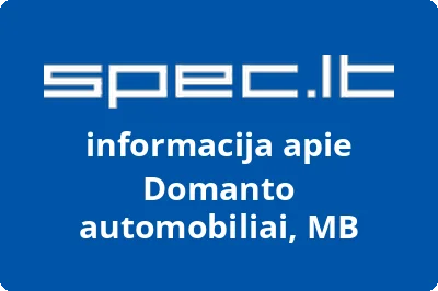 Domanto automobiliai, MB