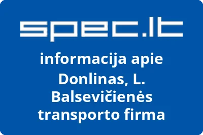 L. Balsevičienės transporto firma DONLINAS