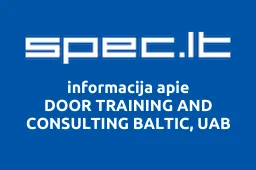 DOOR TRAINING AND CONSULTING BALTIC, UAB iliustracija
