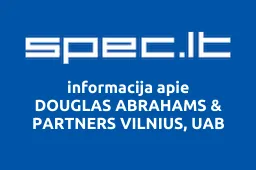 DOUGLAS ABRAHAMS & PARTNERS VILNIUS, UAB | spec.lt