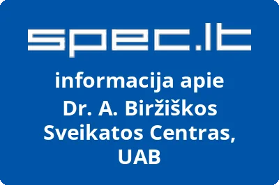 Dr. A. Biržiškos Sveikatos Centras, UAB
