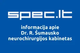 Dr. R. Šumausko neurochirurgijos kabinetas | spec.lt