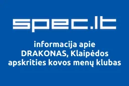 DRAKONAS, Klaipėdos apskrities kovos menų klubas | spec.lt