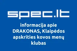 DRAKONAS, Klaipėdos apskrities kovos menų klubas