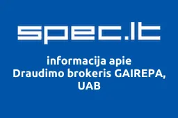 Draudimo brokeris GAIREPA, UAB | spec.lt