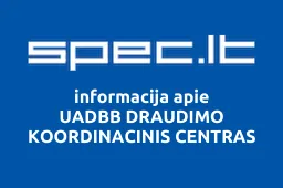 UADBB DRAUDIMO KOORDINACINIS CENTRAS | spec.lt