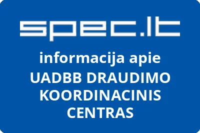 UADBB DRAUDIMO KOORDINACINIS CENTRAS