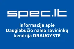 Daugiabučio namo savininkų bendrija DRAUGYSTĖ | spec.lt