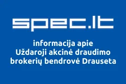 Uždaroji akcinė draudimo brokerių bendrovė Drauseta | spec.lt