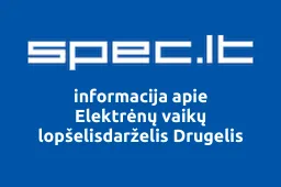 Elektrėnų vaikų lopšelisdarželis Drugelis iliustracija