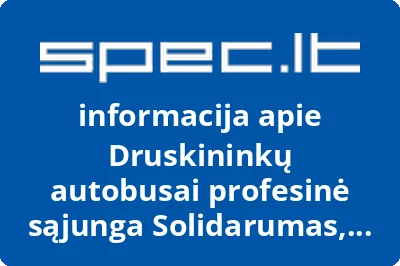 Druskininkų autobusai profesinė sąjunga Solidarumas, UAB