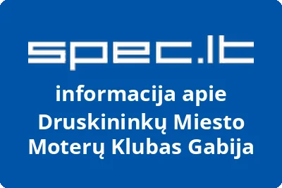 Druskininkų miesto moterų klubas Gabija