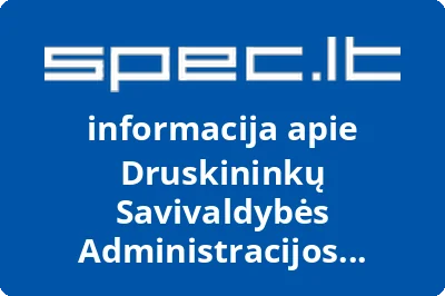 Druskininkų Savivaldybės Administracijos Socialinės Paramos Skyrius