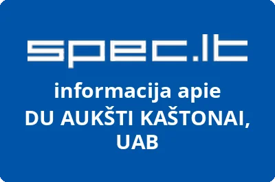 Du aukšti kaštonai, UAB