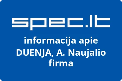 DUENJA, A. Naujalio firma