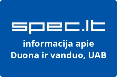 Duona ir vanduo, UAB | spec.lt