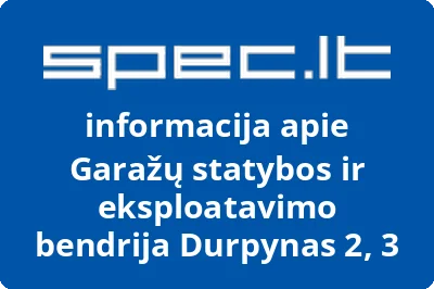 Garažų statybos ir eksploatavimo bendrija Durpynas 2, 3