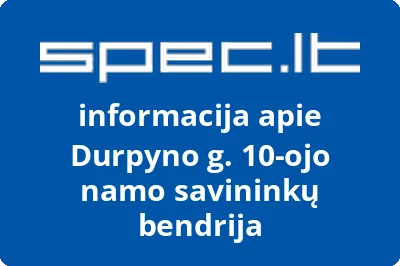 Durpyno g. 10-ojo namo savininkų bendrija