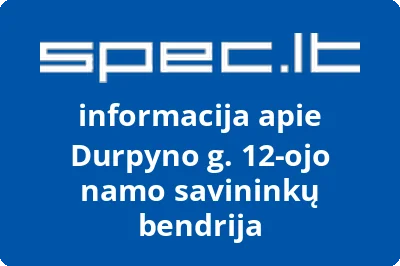 Durpyno g. 12-ojo namo savininkų bendrija
