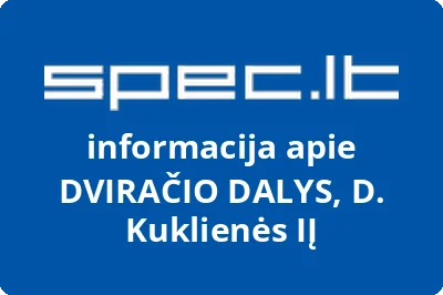 DVIRAČIO DALYS, D. Kuklienės, IĮ