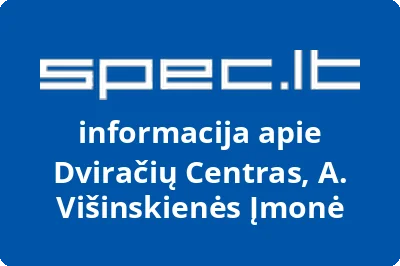 Dviračių Centras, A. Višinskienės Įmonė