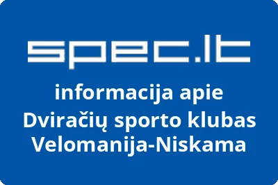 Dviračių sporto klubas Velomanija-Niskama